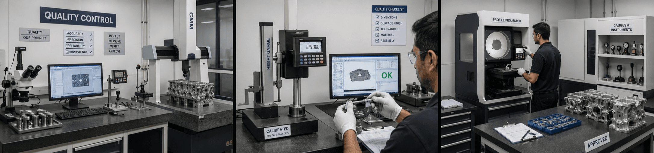 AK Technocast quality control and inspection facilities